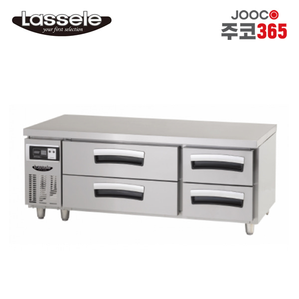 주코365(JOOCO) 라셀르 LCBD-1544RG 낮은서랍형 테이블 2단4서랍 올냉장 265L
