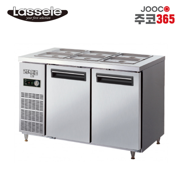 주코365(JOOCO) 라셀르 LMBD-1220R 메탈 테이블형 올냉장 310L